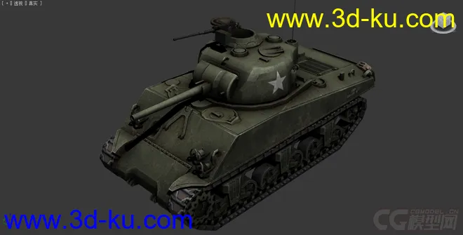 [全套军事模型]中型坦克系列独立分包Obj+贴图+MAX2012下载（不断更新）的图片10