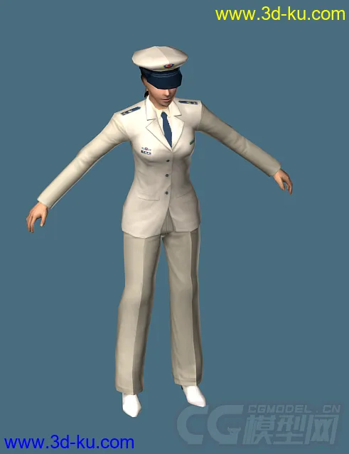 海军女 警察模型的图片1