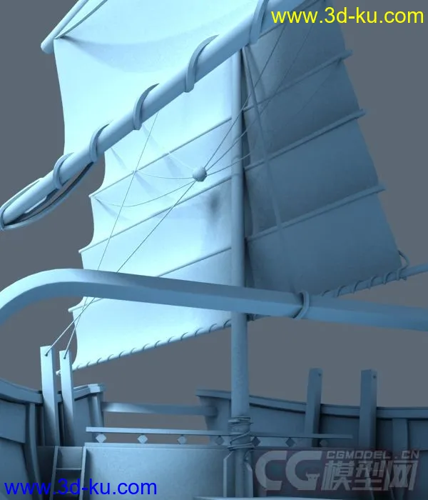 郑和下西洋_专属古代商船模型的图片3