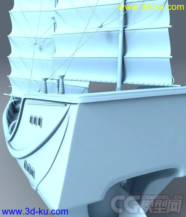 郑和下西洋_专属古代商船模型的图片8