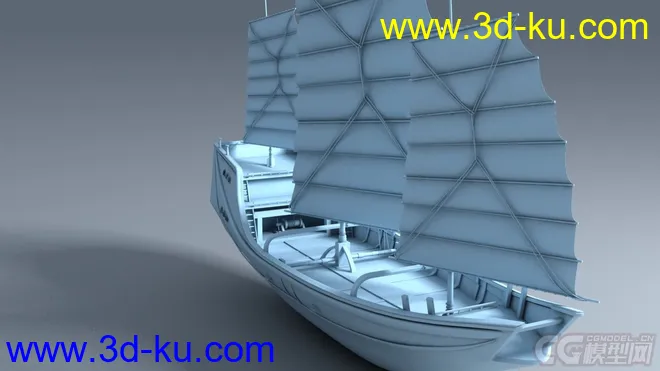 郑和下西洋_专属古代商船模型的图片10