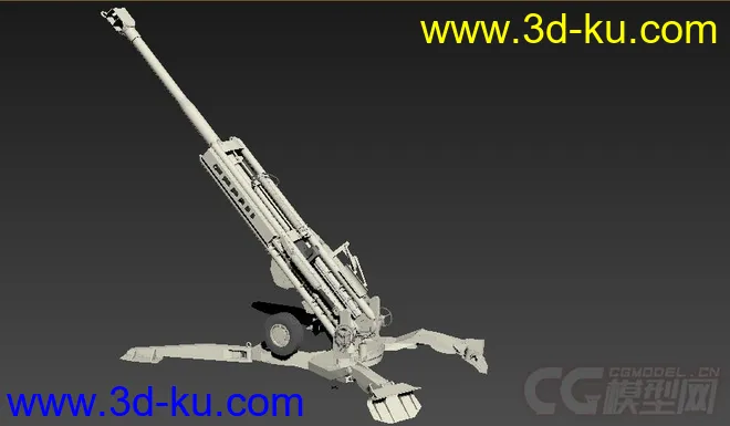 美国XM777轻型榴弹炮模型的图片2