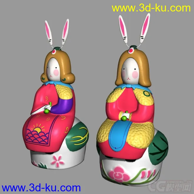 北京吉祥物兔爷模型的图片1