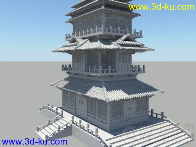 中国古建筑模型的图片2