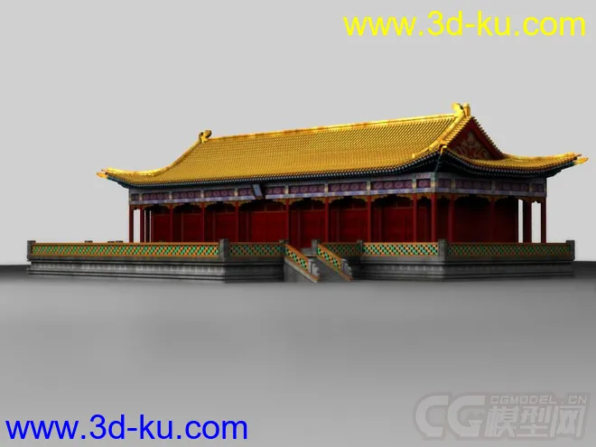 古代建筑宫殿-宁寿宫模型的图片1