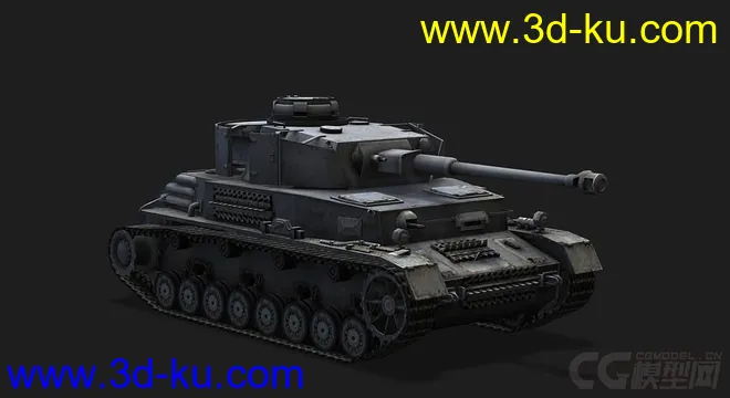 德国_PzIV_Hydro_Pzkpfw-Ⅳ型中型坦克模型的图片1