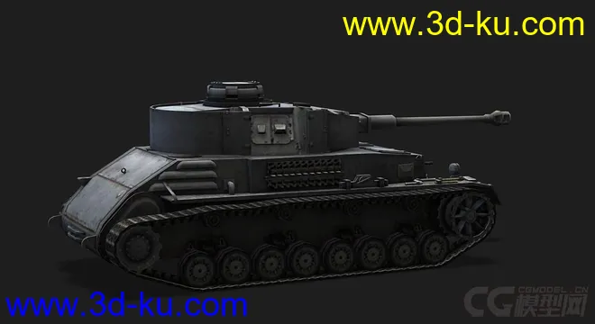 德国_PzIV_Hydro_Pzkpfw-Ⅳ型中型坦克模型的图片3