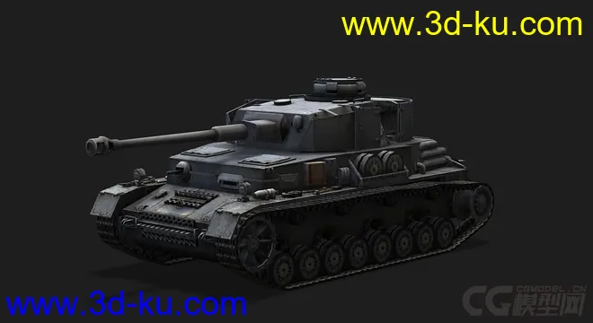 德国_PzIV_Hydro_Pzkpfw-Ⅳ型中型坦克模型的图片4