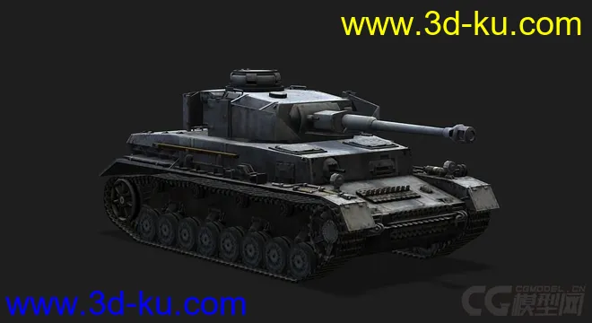 德国_PzIV中型坦克模型的图片1
