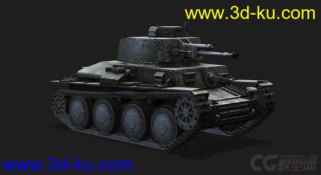 德国_PzKpfw 38t坦克模型的图片1