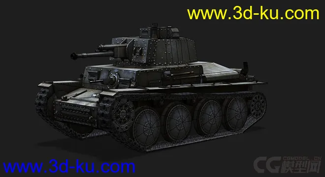 德国_PzKpfw 38t坦克模型的图片5