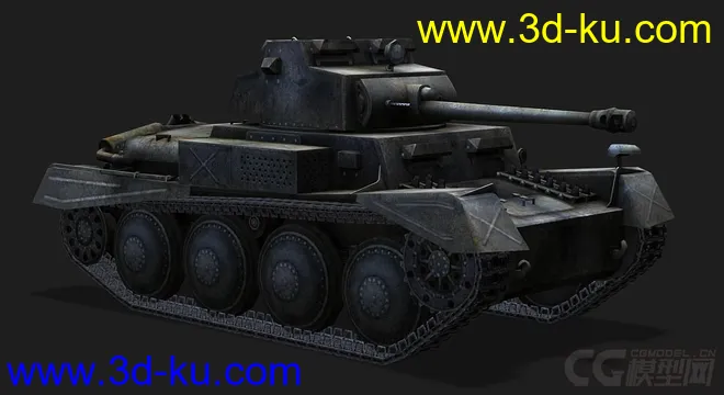 德国_Pzkpfw-38 轻型坦克模型的图片1