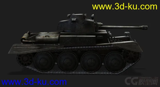 德国_Pzkpfw-38 轻型坦克模型的图片2