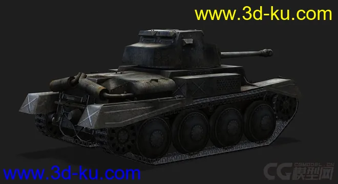 德国_Pzkpfw-38 轻型坦克模型的图片3