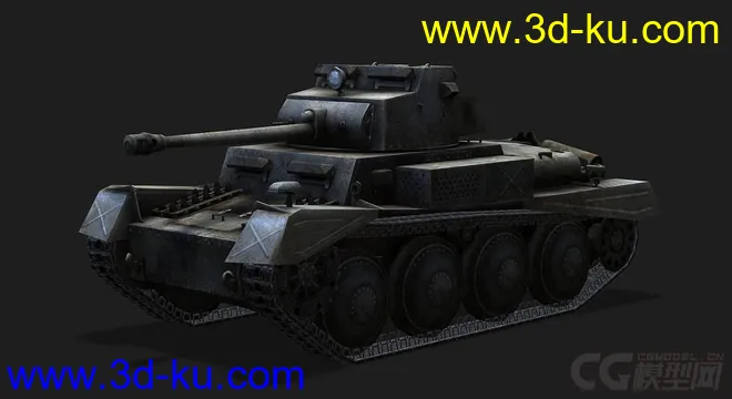 德国_Pzkpfw-38 轻型坦克模型的图片4