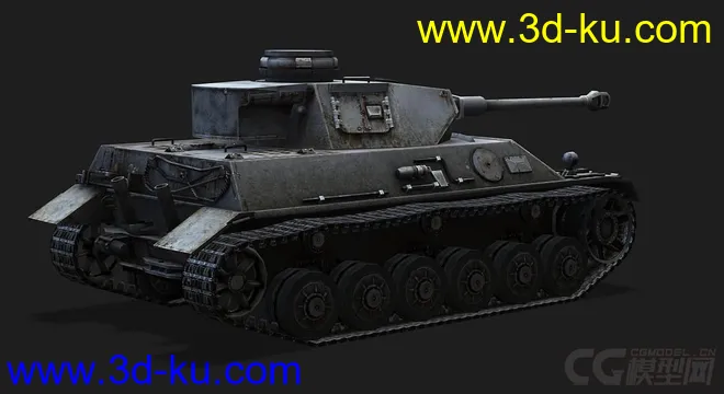德国_PzIII-Ⅳ 中型坦克模型的图片3