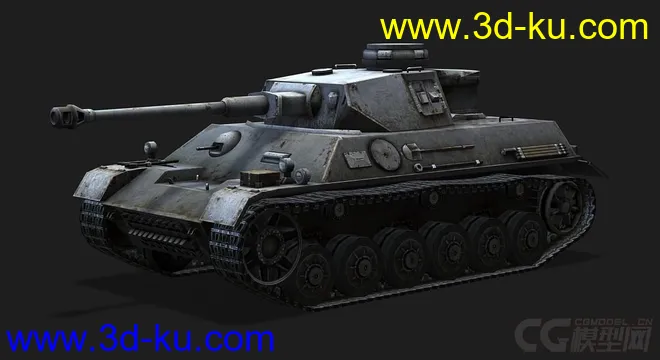 德国_PzIII-Ⅳ 中型坦克模型的图片4