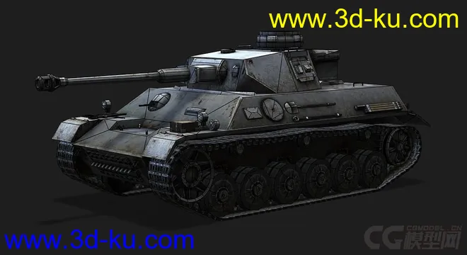 德国_PzIII-Ⅳ 中型坦克模型的图片5