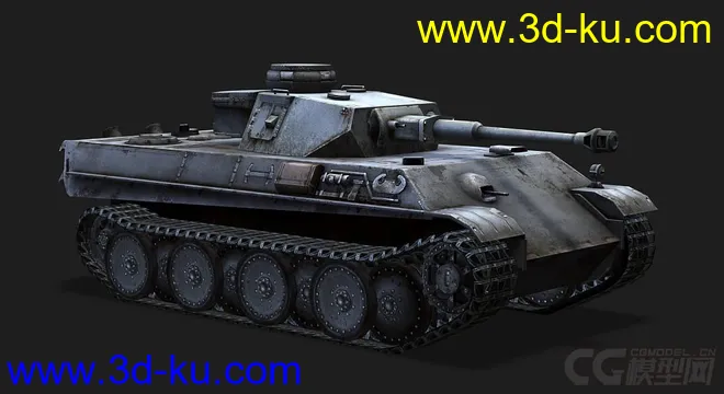 德国_PzKpfw-IV中型坦克模型的图片1