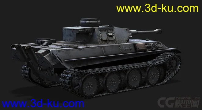 德国_PzKpfw-IV中型坦克模型的图片3