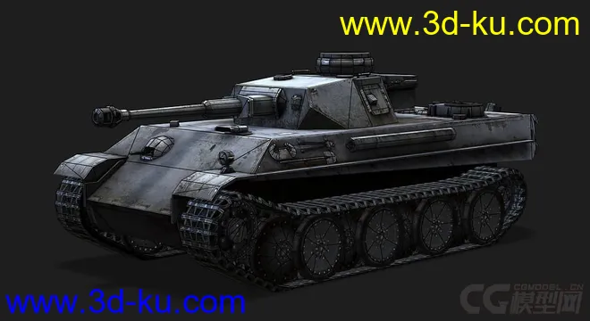 德国_PzKpfw-IV中型坦克模型的图片5