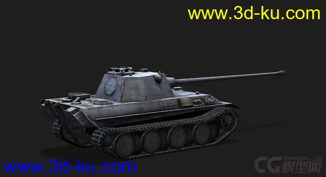 德国_PzV_Panther豹式坦克模型的图片3