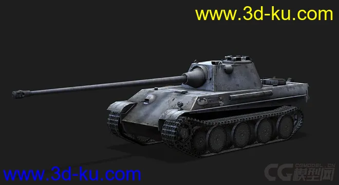 德国_PzV_Panther豹式坦克模型的图片4