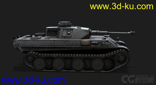 德国_PzV_PzIV_ausf_Alfa 空降坦克模型的图片2