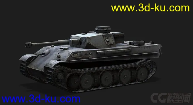 德国_PzV_PzIV_ausf_Alfa 空降坦克模型的图片4