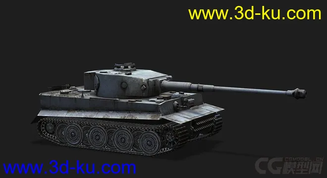 德国_PzVI_Tiger_I 虎Ⅰ重型坦克模型的图片1