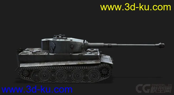 德国_PzVI_Tiger_I 虎Ⅰ重型坦克模型的图片2