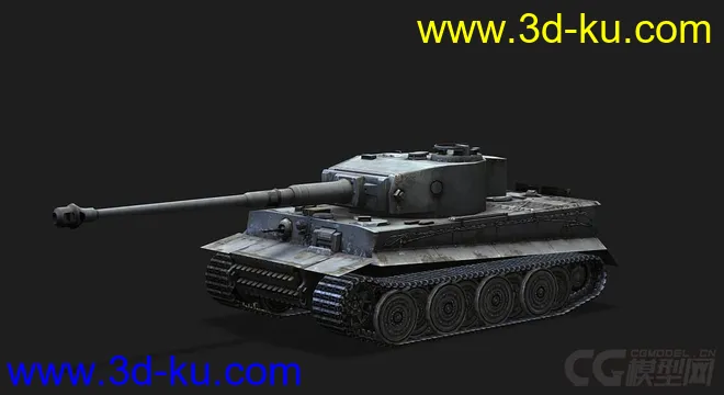德国_PzVI_Tiger_I 虎Ⅰ重型坦克模型的图片4