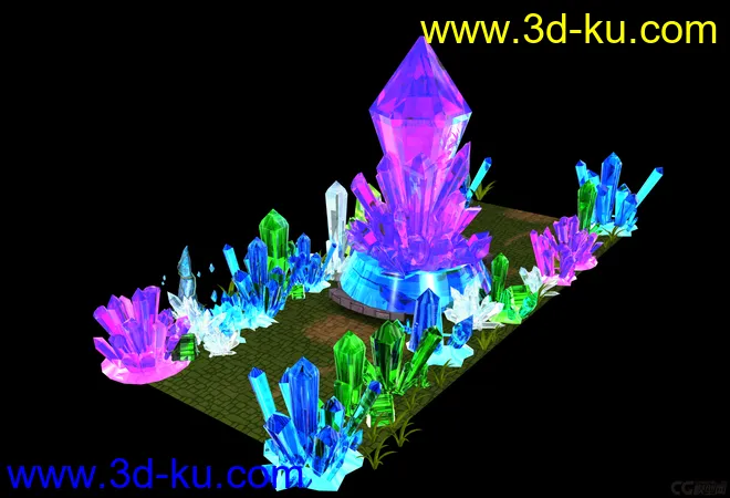 水晶水晶模型的图片1