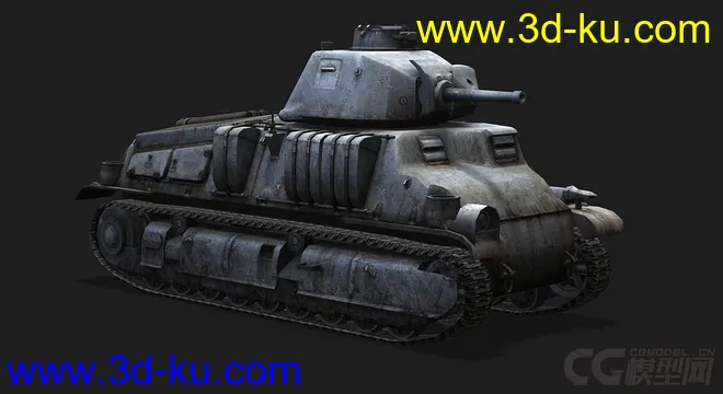 德国_S35_captured坦克模型的图片1