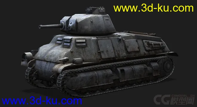 德国_S35_captured坦克模型的图片4
