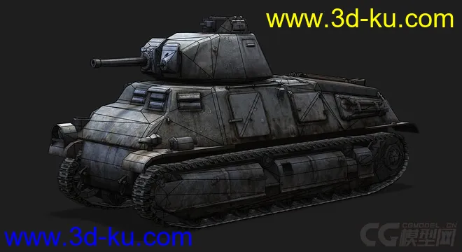 德国_S35_captured坦克模型的图片5