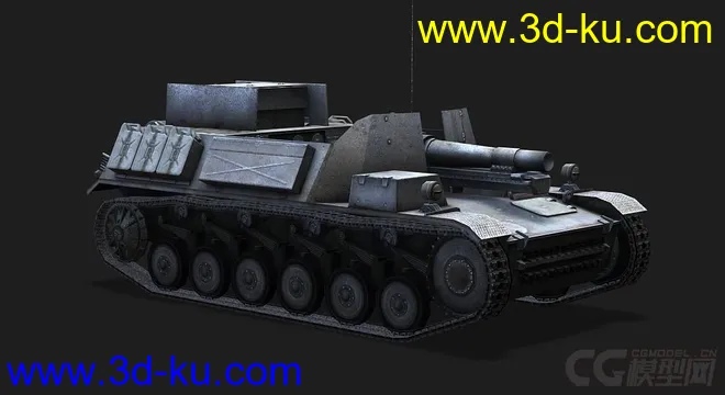 德国_Sturmpanzer_II 灰熊突击炮模型的图片1