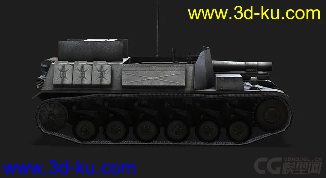 德国_Sturmpanzer_II 灰熊突击炮模型的图片2
