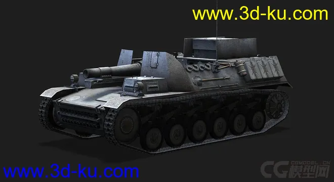 德国_Sturmpanzer_II 灰熊突击炮模型的图片4