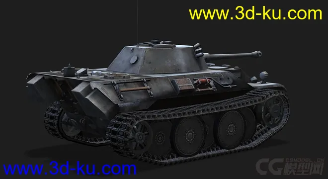 德国_VK1602 豹式坦克模型的图片3