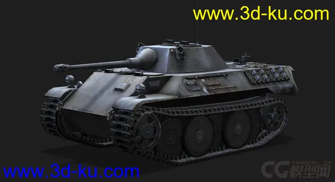 德国_VK1602 豹式坦克模型的图片4