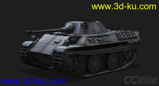 德国_VK1602 豹式坦克模型的图片5