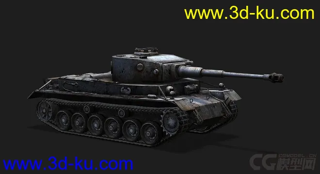 德国_VK3001P 中型坦克模型的图片1