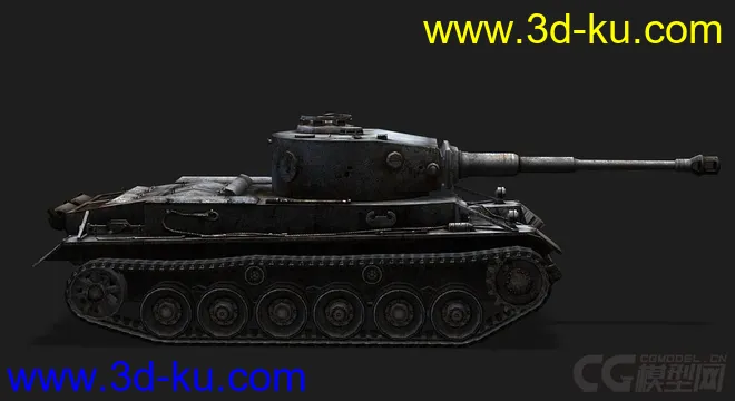德国_VK3001P 中型坦克模型的图片2