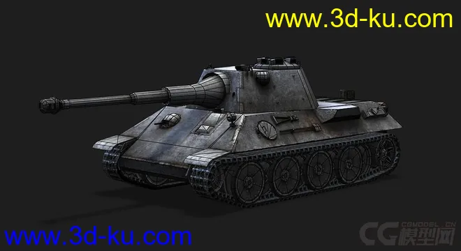 德国_VK3002DB汉斯版T-34 重型坦克模型的图片5