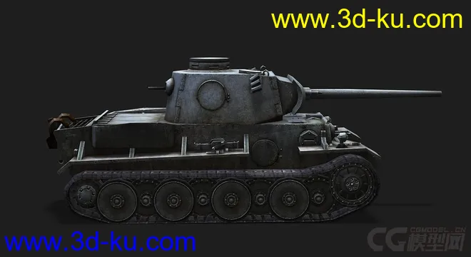 德国_VK3601H 中型坦克模型的图片2