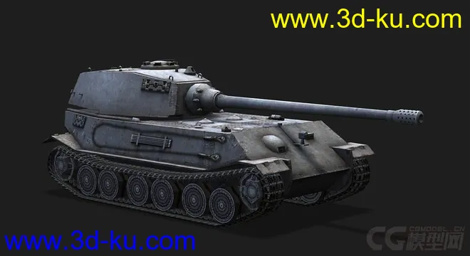 德国_VK4502P 重型坦克模型的图片1
