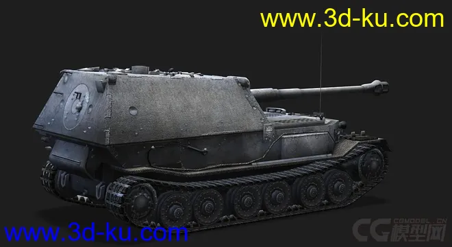 德国_Panzer VIII Maus 八号坦克鼠式模型的图片3
