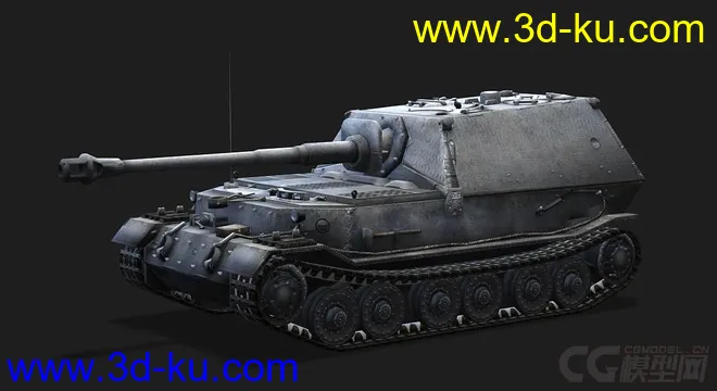 德国_Panzer VIII Maus 八号坦克鼠式模型的图片4