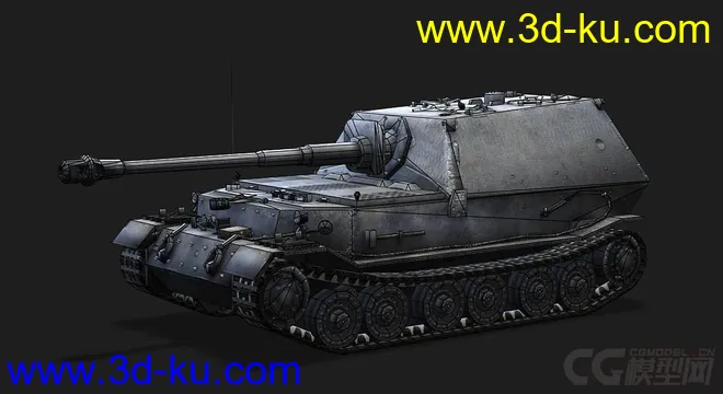 德国_Panzer VIII Maus 八号坦克鼠式模型的图片5